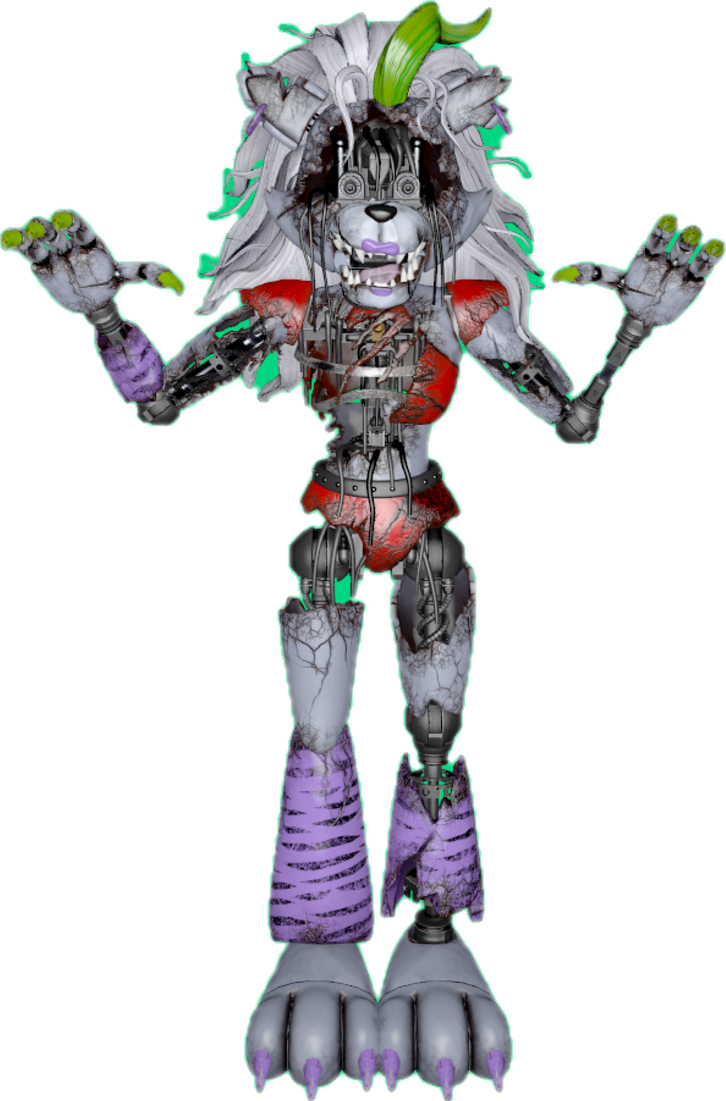 SFM FNAF SB Shattered Roxanne Wolf Full Body by MauricioToro2006 on ...