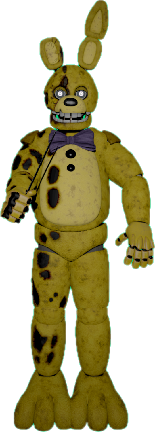 SFM FNAF The Movie Withered Springbonnie Full Body by MauricioToro2006 ...