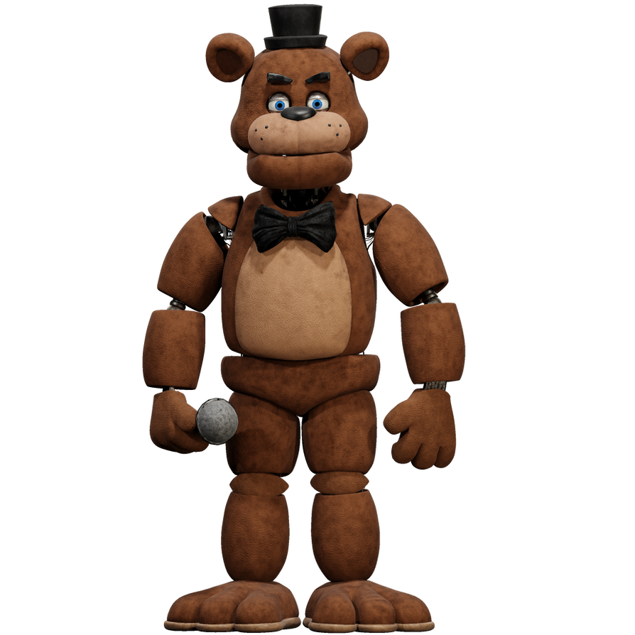 FNAF Movie Freddy Fazbear Full Body Render By MauricioToro2006 On fnaf-movie-freddy-fazbear-full-body-render-by-mauriciotoro2006-on