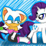 Rouge and Rarity :D