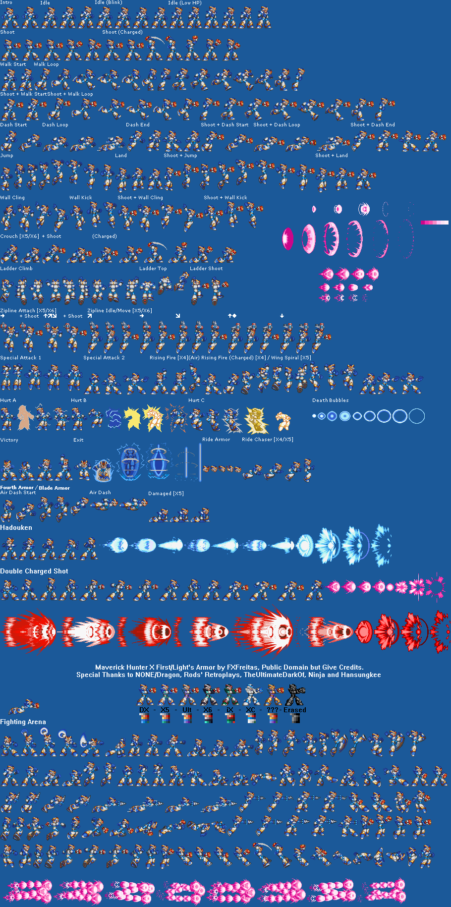 Megaman Classic X Minecraft Skins by hansungkee on DeviantArt