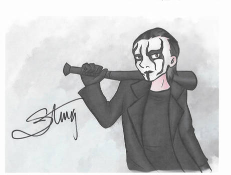 Autographed Fan Art - Sting