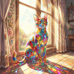 Glass cat
