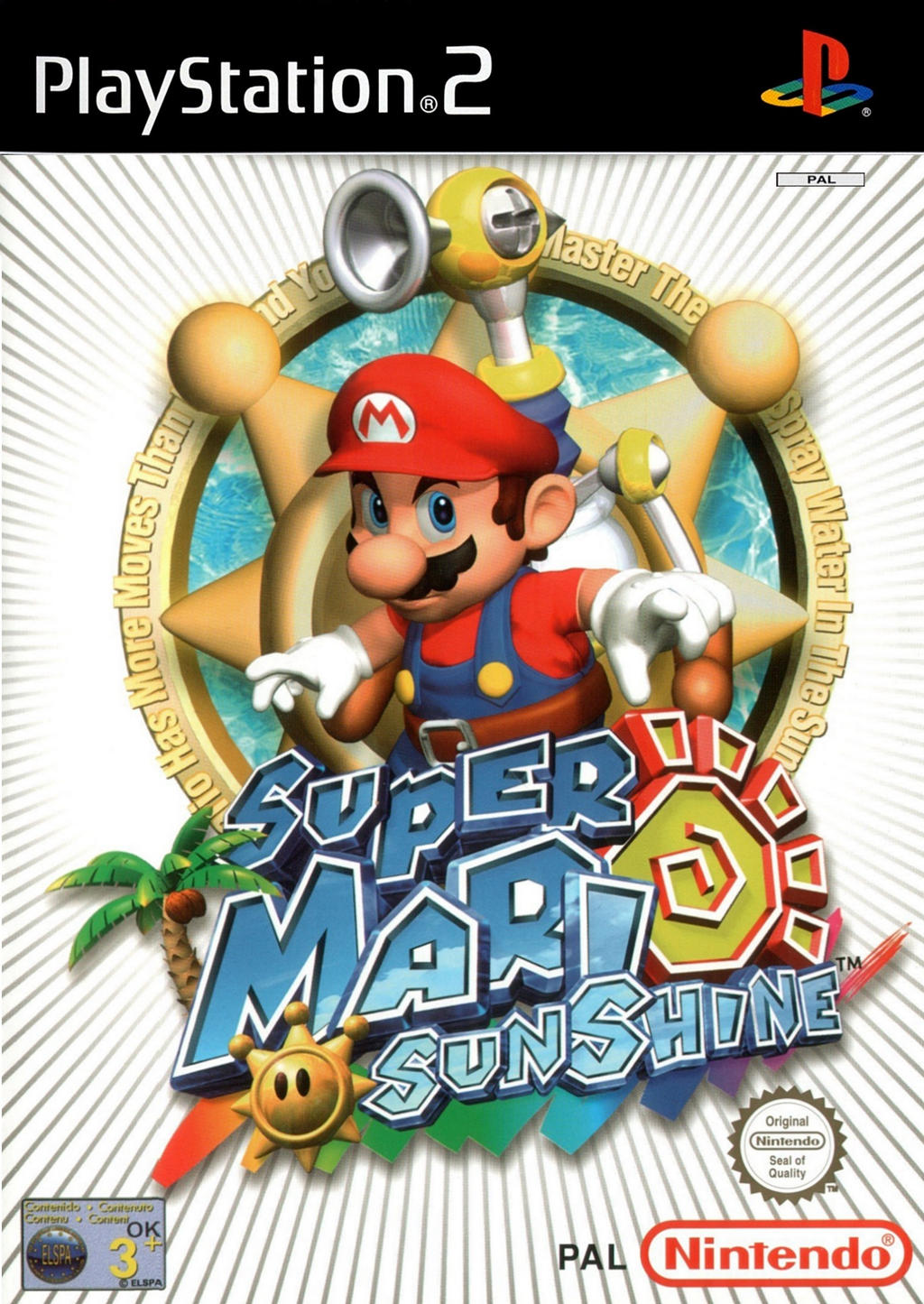 Mario Cover Super Mario Sunshine Cover (PlayStation 2 PAL) by robloxguy251 on ...