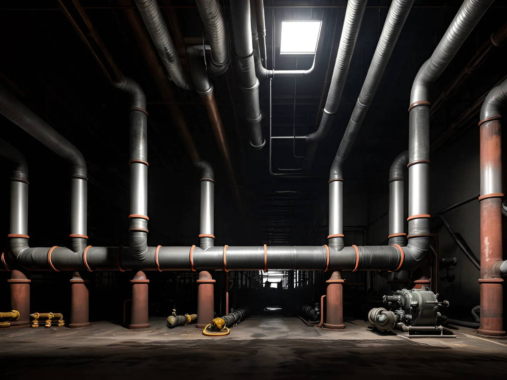 SCP-015 Pipe Nightmare, from SCP lore, dreamphilic by wapengo on DeviantArt