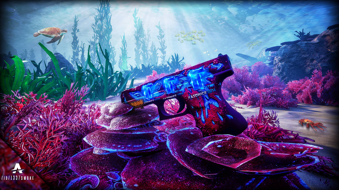 CSGO - G18 | Water Elemental w/ 3x Titan Holo by aNXiETY-Artwork on ...