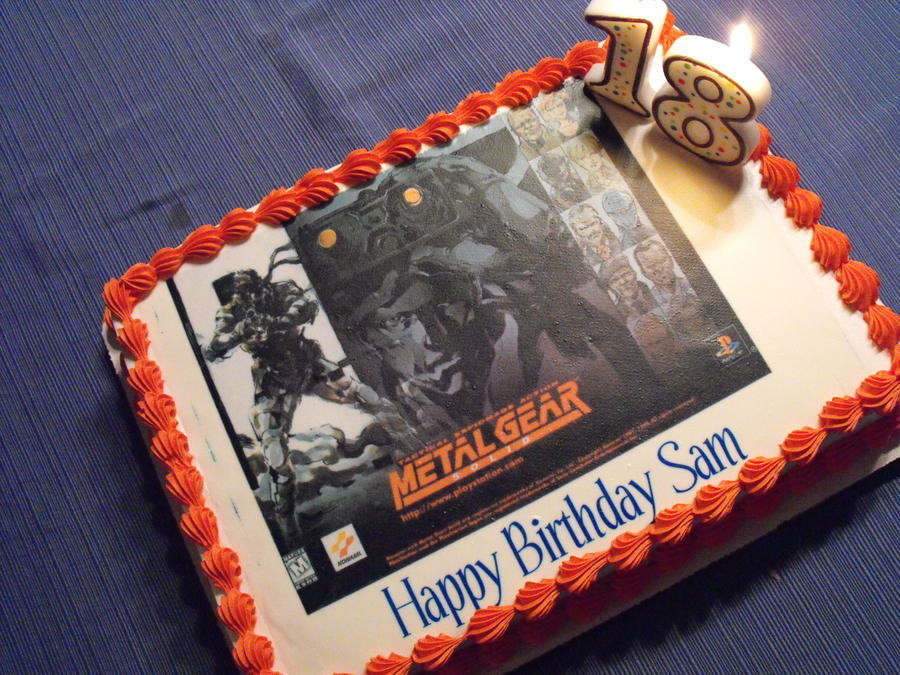 Metal Gear Solid Cake No. 5 by Grayfox26 on DeviantArt