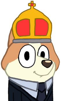 King Charles III as a Corgi