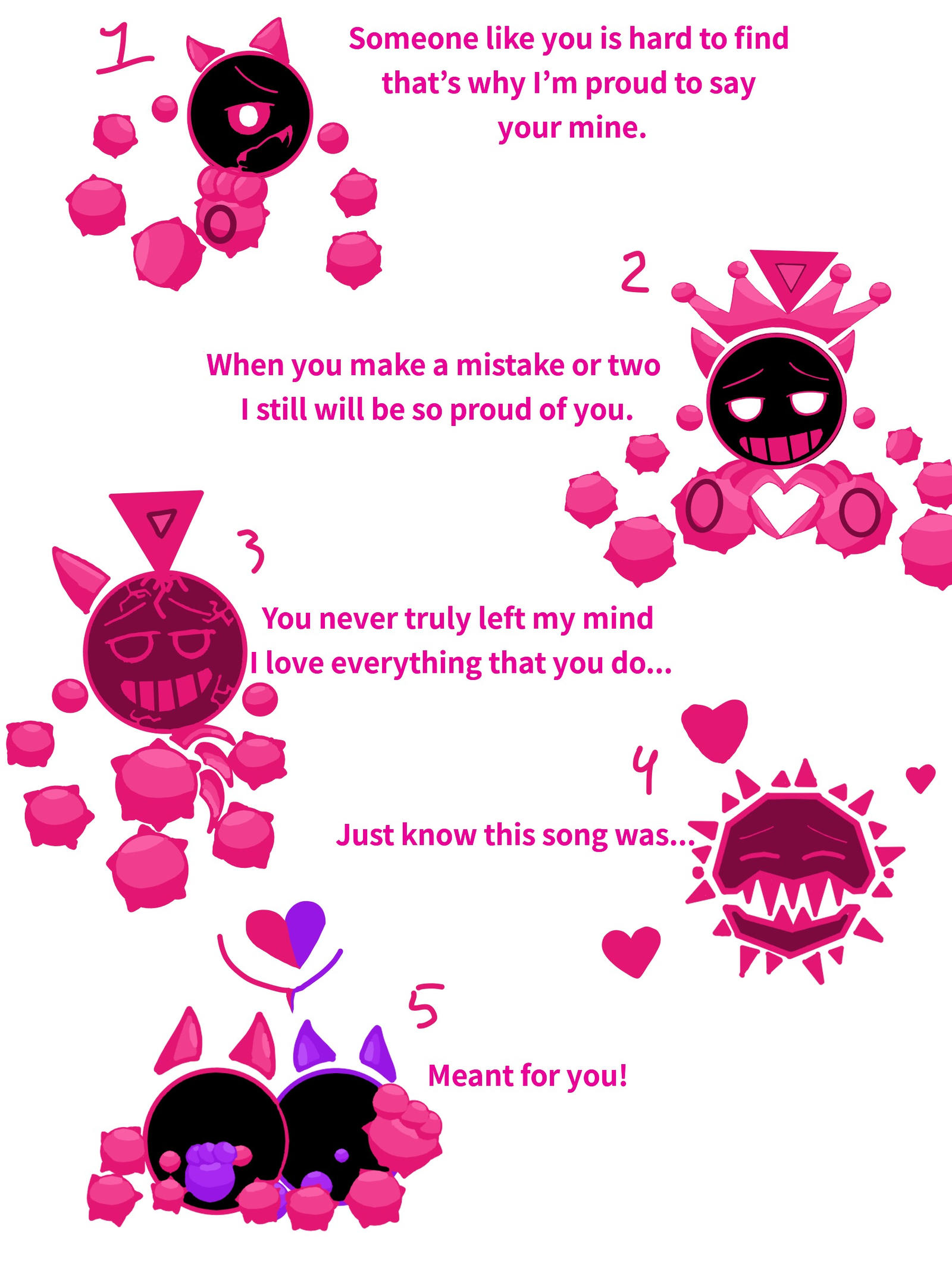 A Love Poem For My Sweet Little Purple Circle Girl By