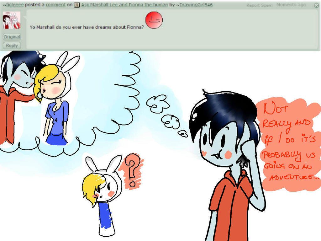 Ask Marshall Lee and Fionna the human: Question 8