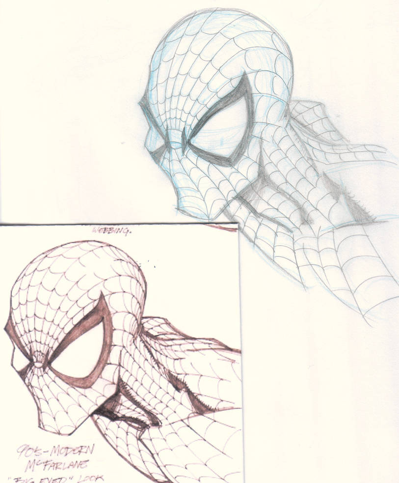 Splodyhead Drawing Spidey Head by qball13z on DeviantArt