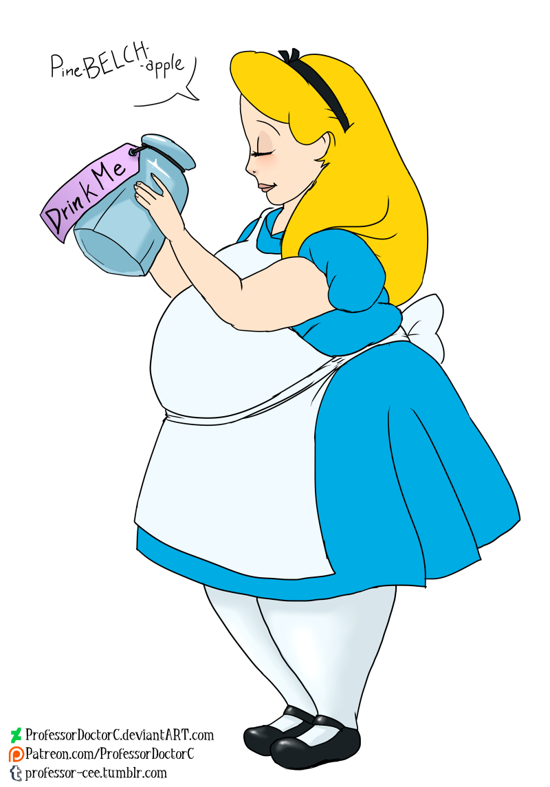Alice in Wonderland on Cartoon-Girl-Fatness - DeviantArt.