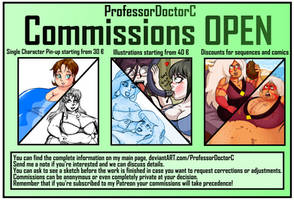 Commission OPEN!