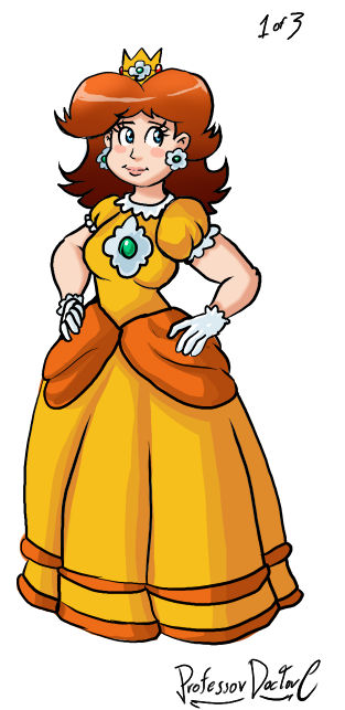 Princess Daisy Miniseries - 1 of 3 by ProfessorDoctorC on DeviantArt