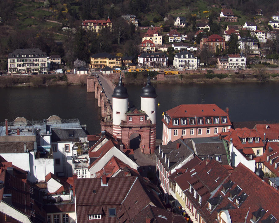 View of Heidelberg bridge