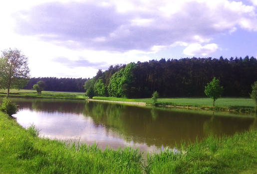 Nahe Poppendorf in Bayern