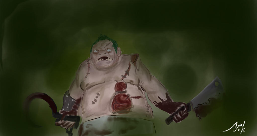 Pudge Draw Dota 2 pudge by Apljck on DeviantArt