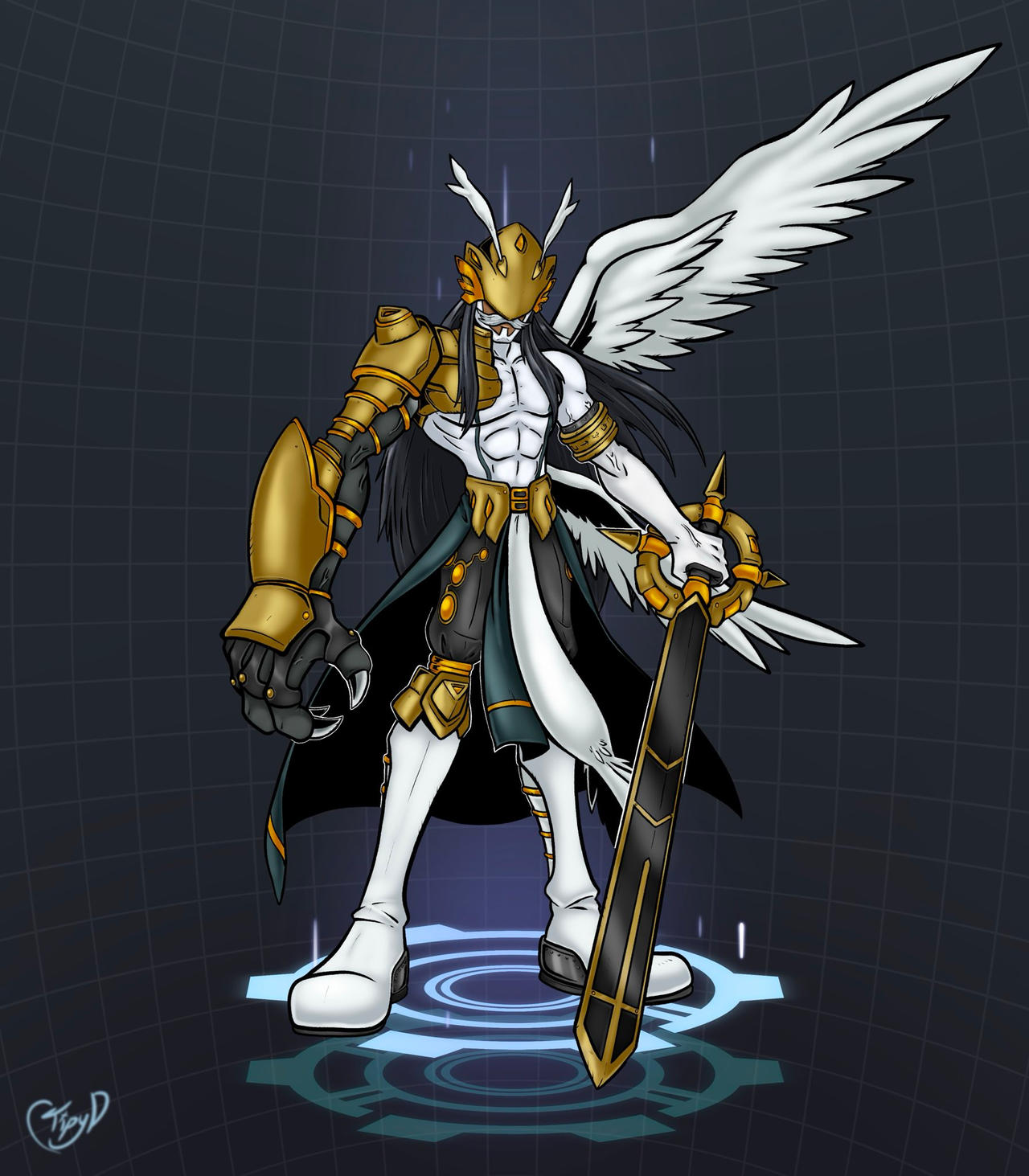 Deviantart Reference Digimon Digimon Commission by nerrax on DeviantArt