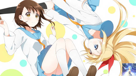 Nisekoi- Chitoge and Onodera