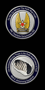 Neil A. Armstrong Squadron Coin Design Submission