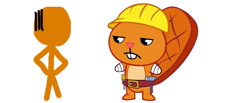 Htf Stick StickFigureOrange Meets Handy (HTF VS Alan Becker) by StickmanYT2006 on ...