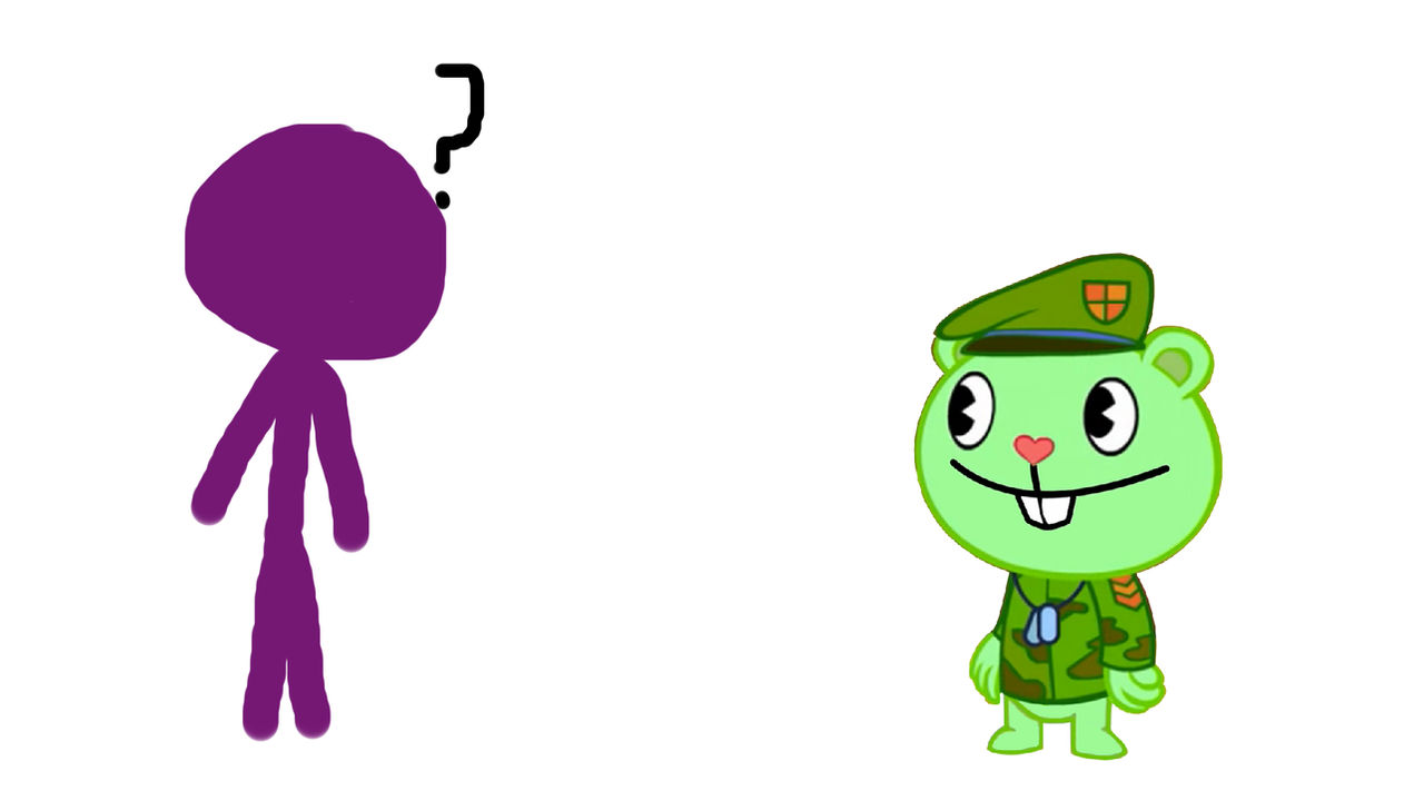 StickFigurePurpleMeets Flippy (HTF VS Alan Becker) by StickmanYT2006 on ...