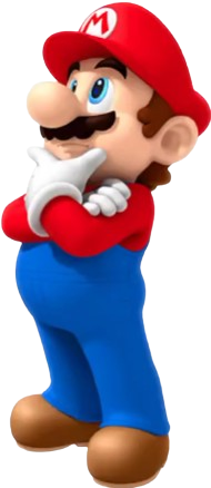 Mario Hinking Mario Thinking by StickmanYT2006 on DeviantArt