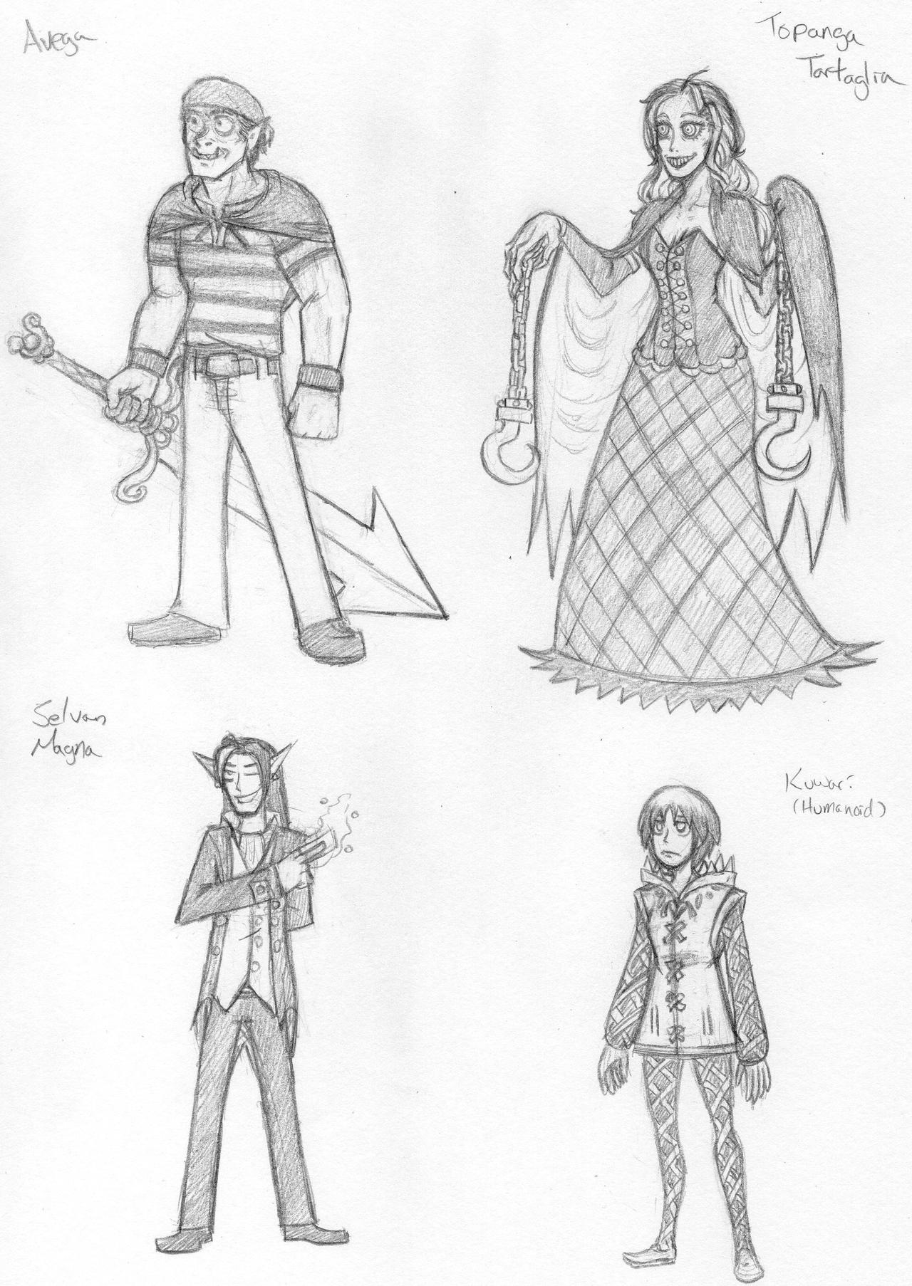 Pathfinder Sketchbatch 12 by Terrormokes on DeviantArt
