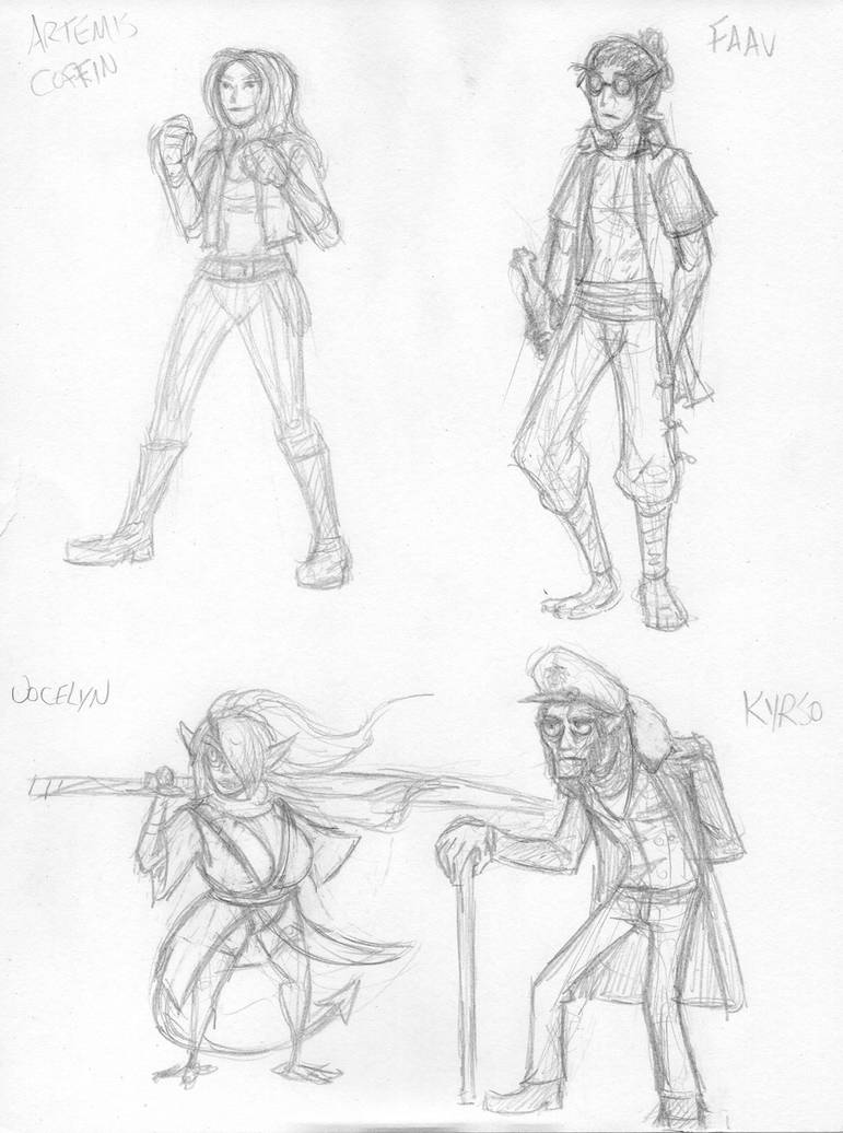 Pathfinder Sketchbatch 20 by Terrormokes on DeviantArt
