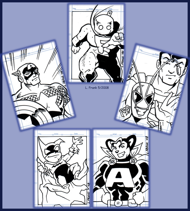 Sketch cards...