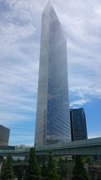 Tokyo: Dentsu Building in Minato-ku