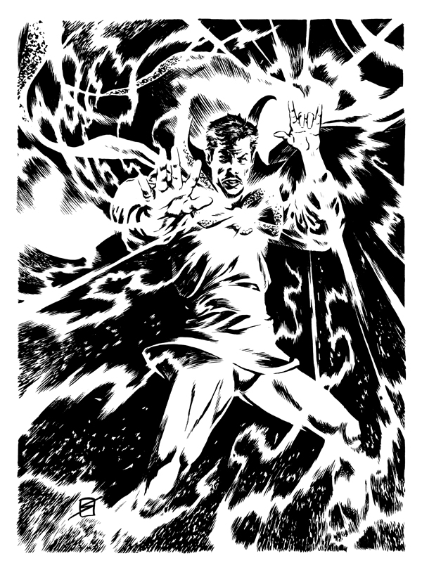 Stephen Strange, Sorceror Supreme by ronsalas