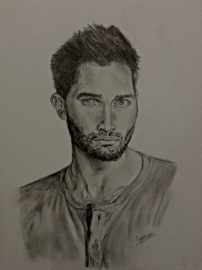 Derek Hale, Teen wolf - PENCIL DRAWING by PlanaRisu on DeviantArt