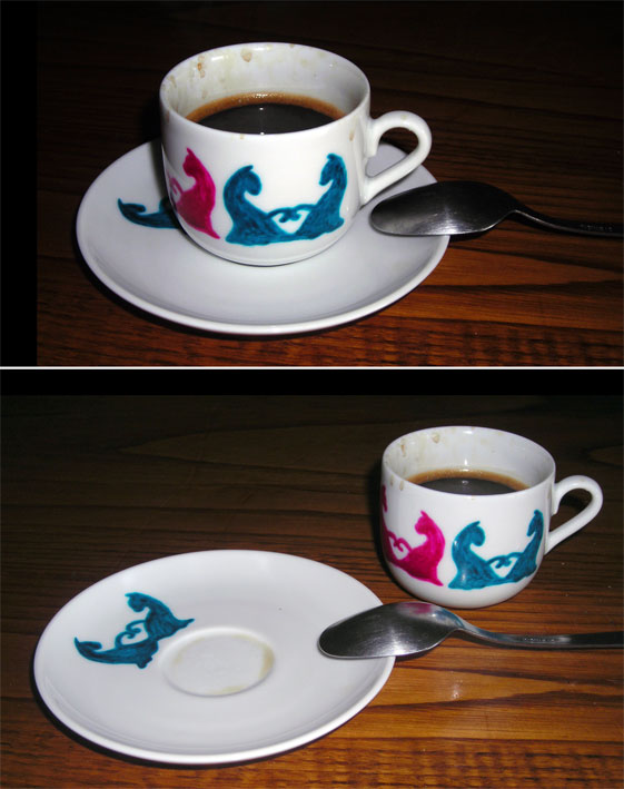 ::: cat's coffee cup