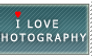 I Love Photography stamp