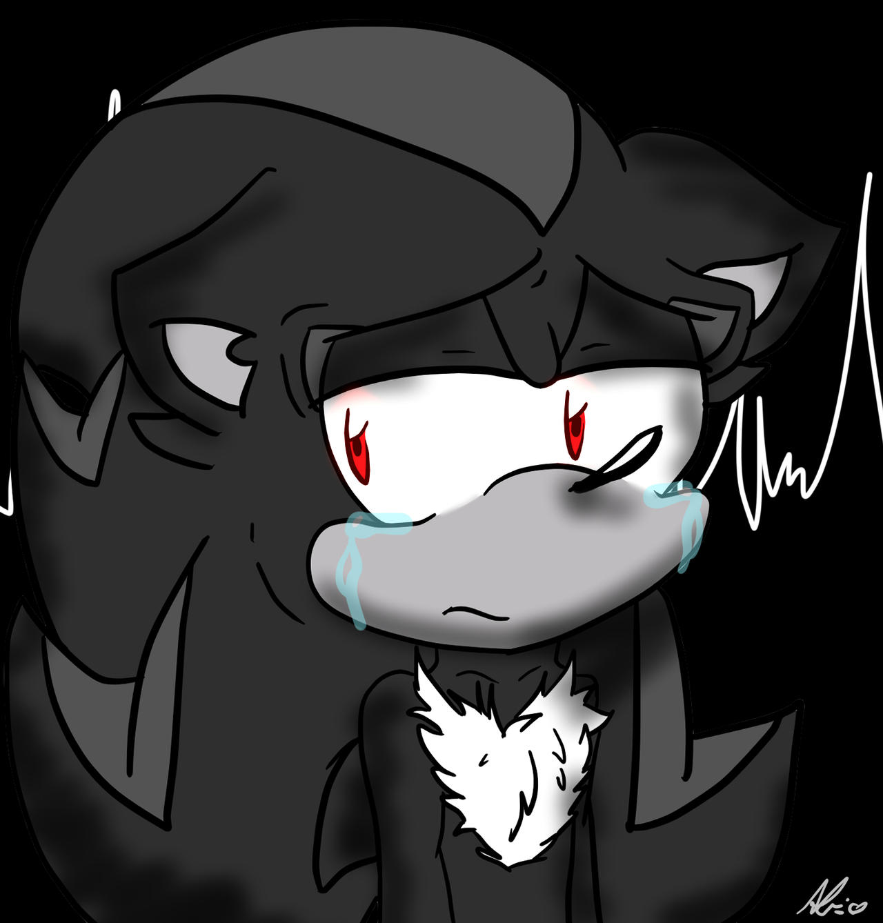 Shadow, Crying by SirinaDream on DeviantArt