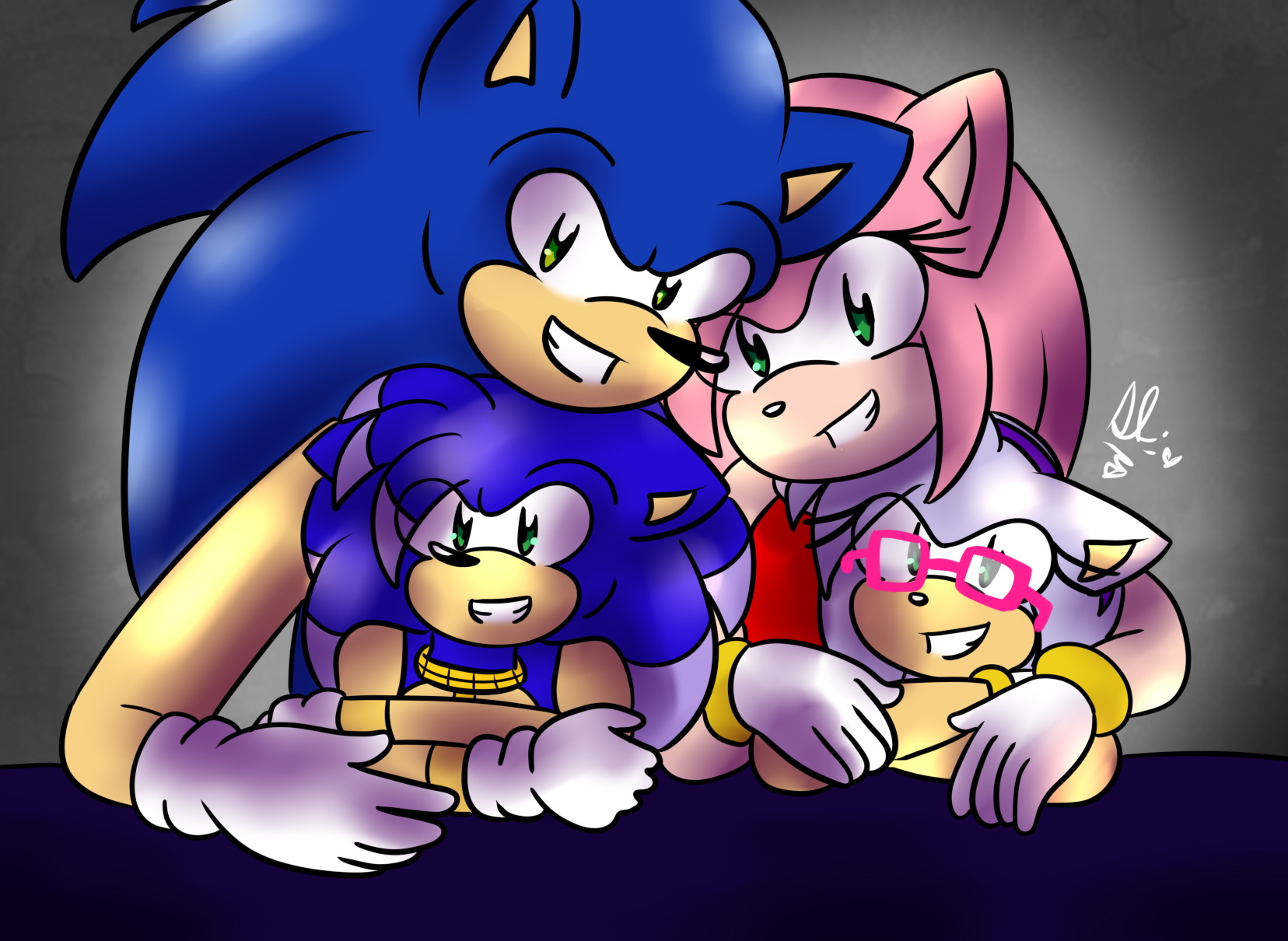 Sonamy Family  Sonic the Hedgehog Español Amino