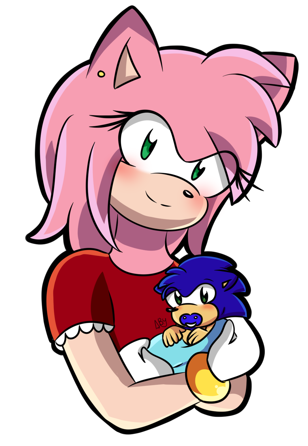 Sonamy Family Request by DashRoseTH on DeviantArt