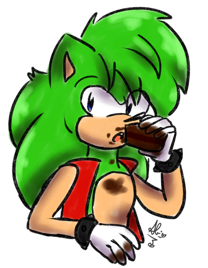 Manic Cake Manic eating chocolate cake by SirinaTheHedgehog on DeviantArt