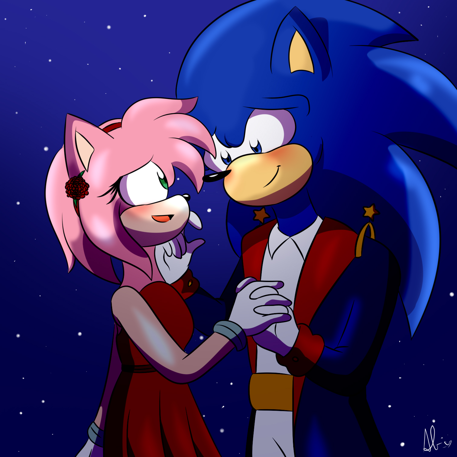 Family SonAmy by SirinaTheHedgehog on DeviantArt