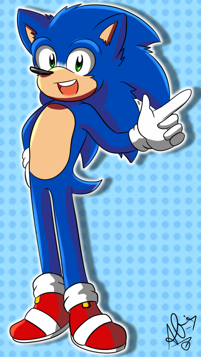 Classic Sonic fanart (old art) by ChinguTheLovingExe on DeviantArt