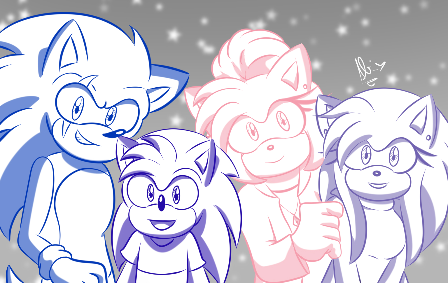 Sonamy family by angelamyrose on DeviantArt