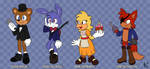 Fnaf as Sonic character by SirinaTheHedgehog