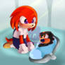 Little Knuckles and Baby Shadow (redraw)