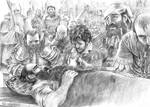 The Passing of Thorin Oakenshield by AbePapakhian