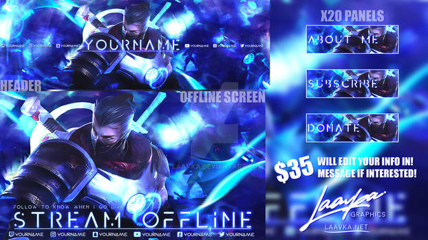 Pulsefire Shen set for sale!