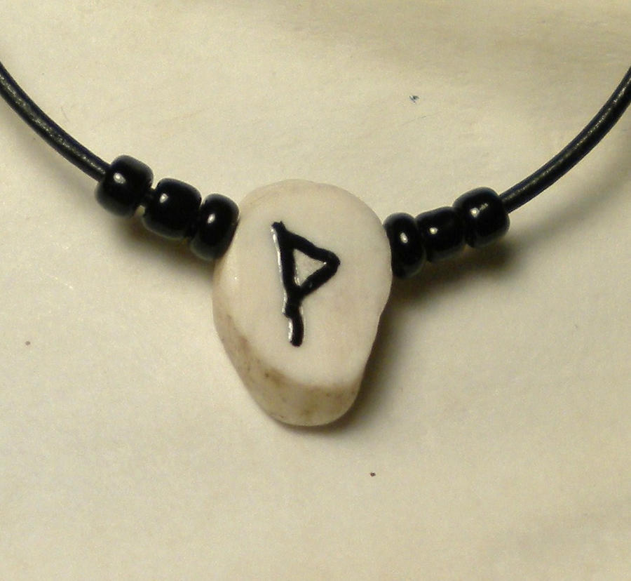 Black Rune Necklace by UrnesAshTree on DeviantArt