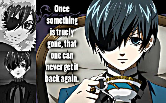 Ciel Phantomhive Quote