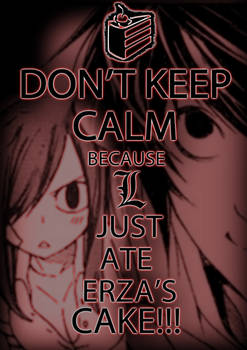 Don't Keep Calm, L ate Erza's CAKE!!!