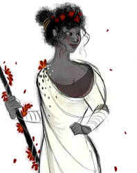 Tiana as Demeter (Mythology AU)